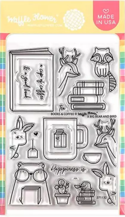 Books & Coffee Stamp Set