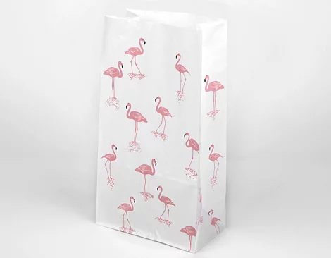 Sobres papel flamingo 15x27x9cm. 10u.
