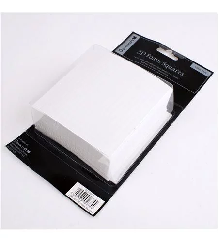 2 x 5 x 5 mm Kunst & Kreativ Almohadillas adhesivas de doble cara KK-101-02 400 unidades plástico blanco 