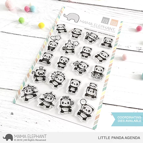 Sellos Mama Elephant - Little Panda Agenda