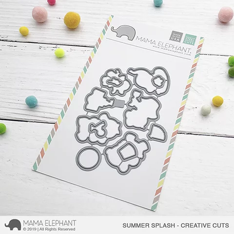 Mama Elephant - Summer Splas - Creative Cuts