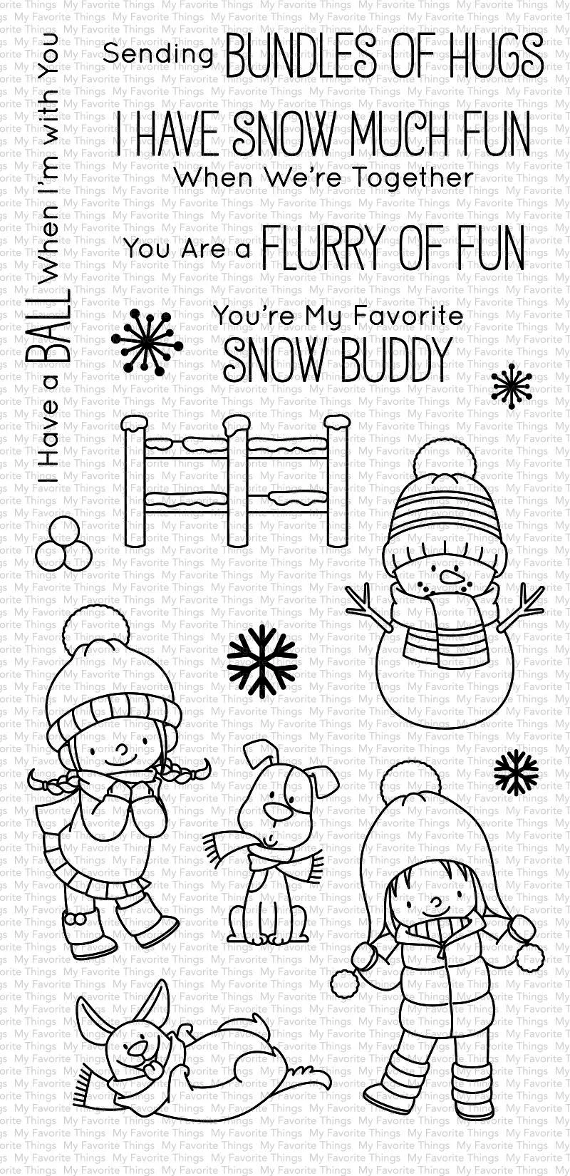 Set de sellos My Favorte Things - BB Snow Buddies WS