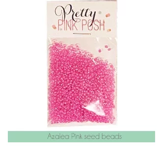 Pretty Pink Posh - Azalea Pink Seed Beads