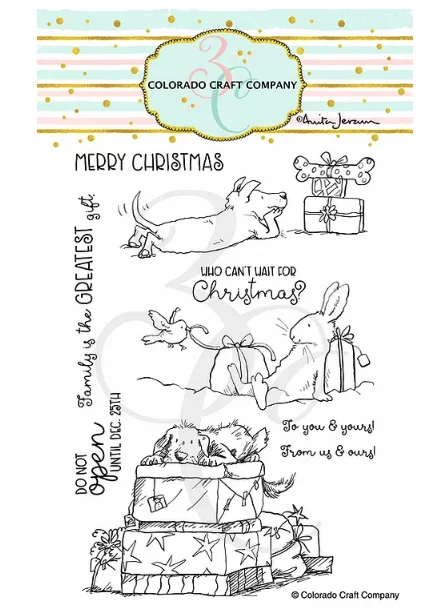 Set de sellos - Anita Jeram~Christmas Presents