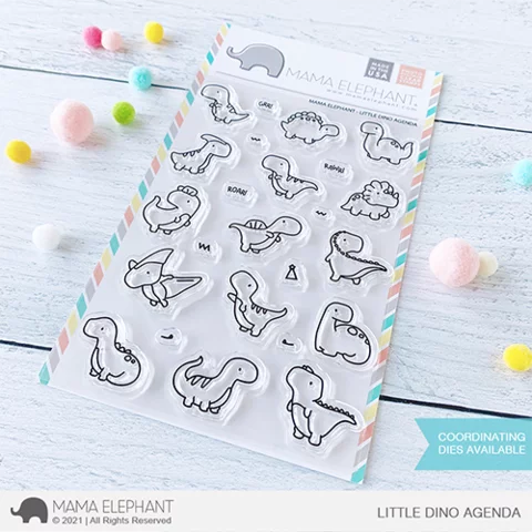 Sellos Mama Elephant  - Little Dino Agenda
