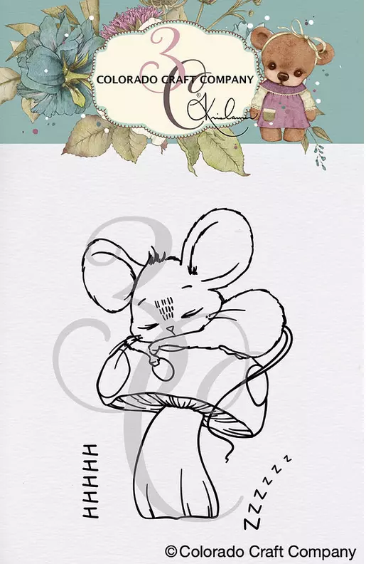 Set de sellos - Kris Lauren ~ Sleeping Mouse Mini