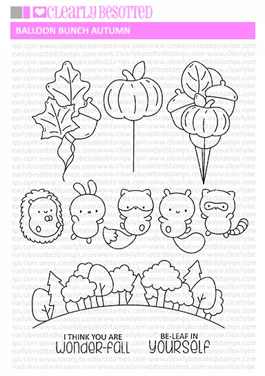 Clearly Besortted - Balloon Bunch Autumn