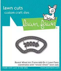 Troquel Lawn Fawn - reveal wheel arc frame add-on