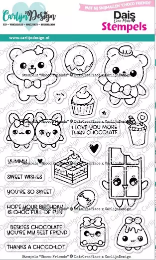Set de sellos Choco friends