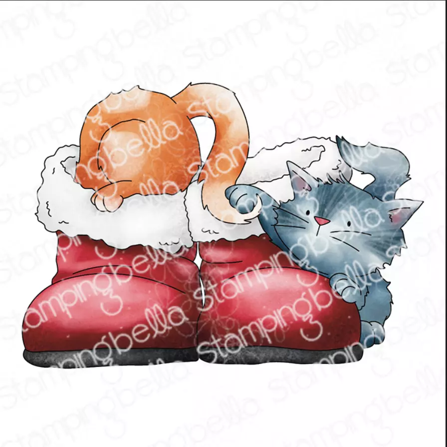 Stampingbella - Kittens in boots 
