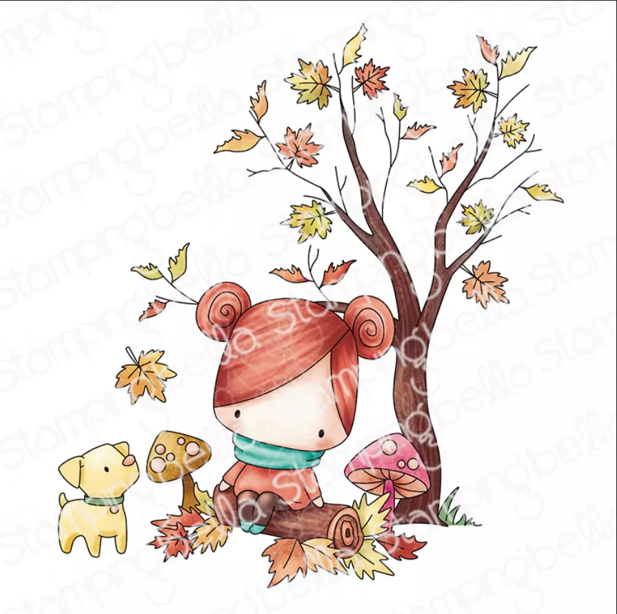 Stampingbella - Little cutie autumn in the woods