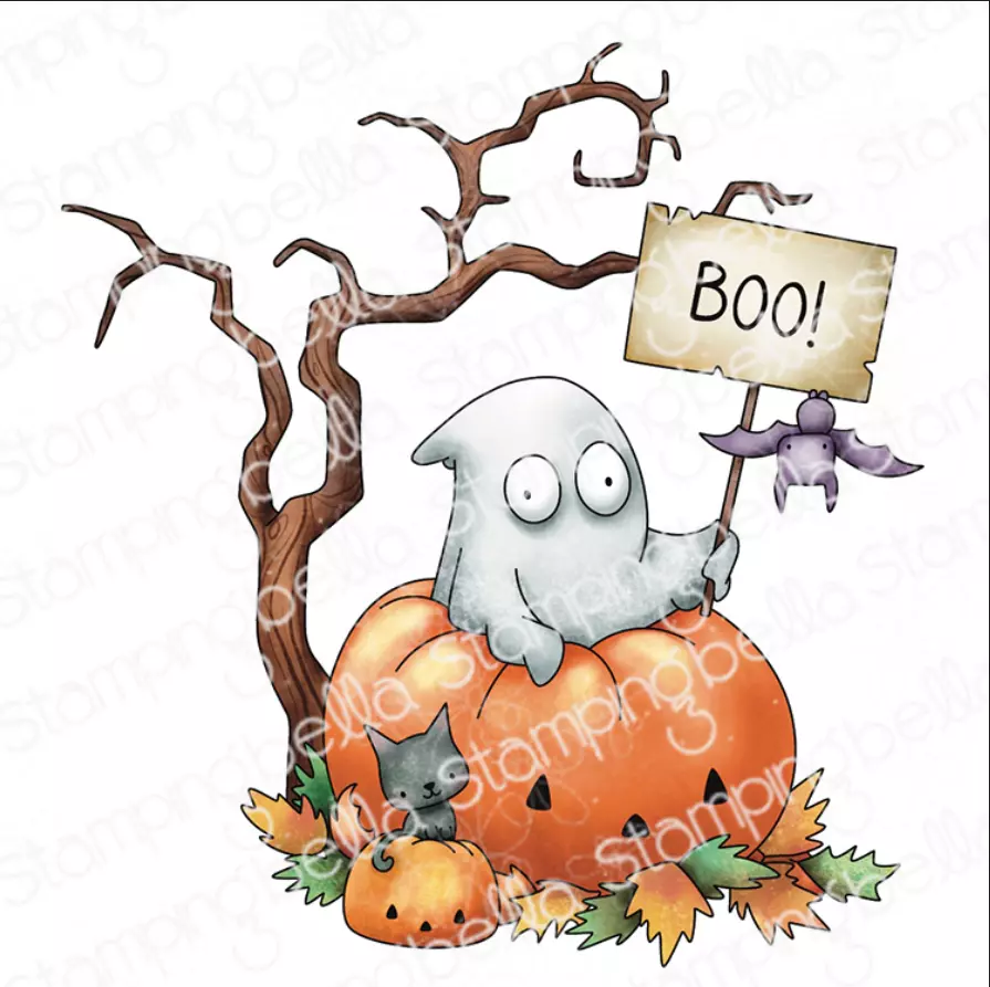 Stampingbella - Little cutie ghostly fun 