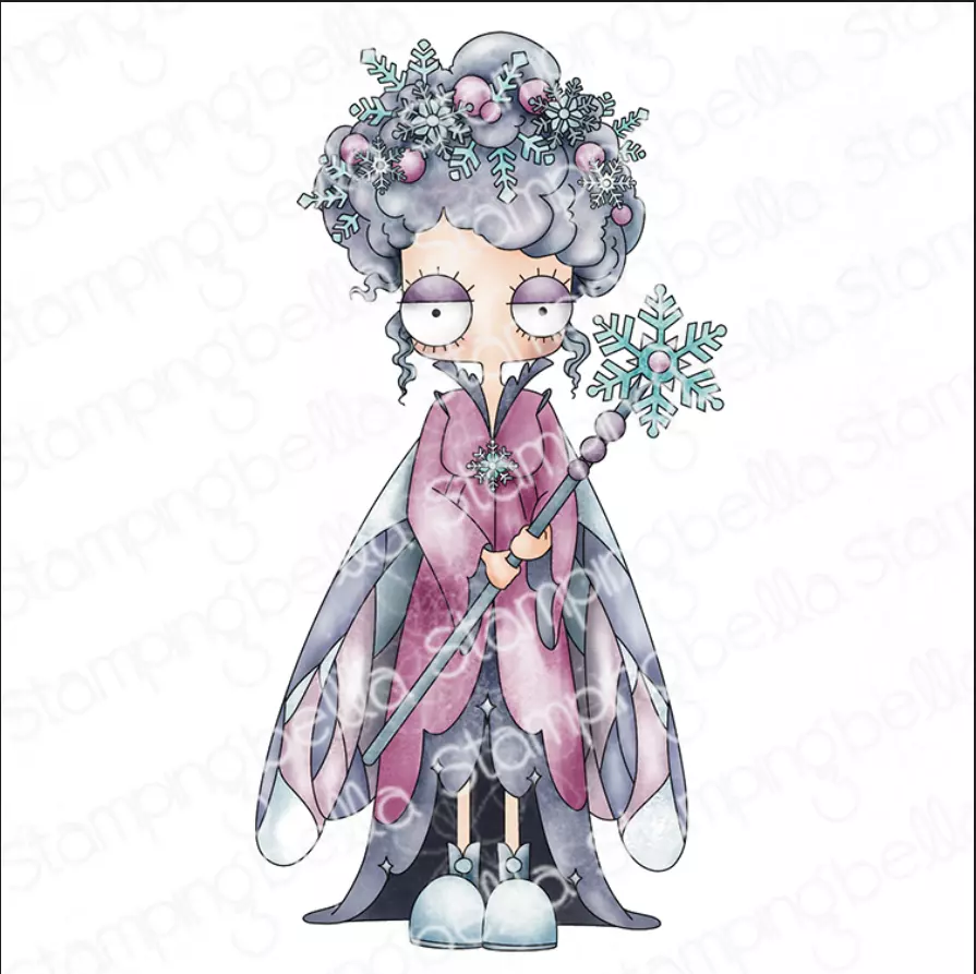 Stampingbella - Oddball winter fairy 