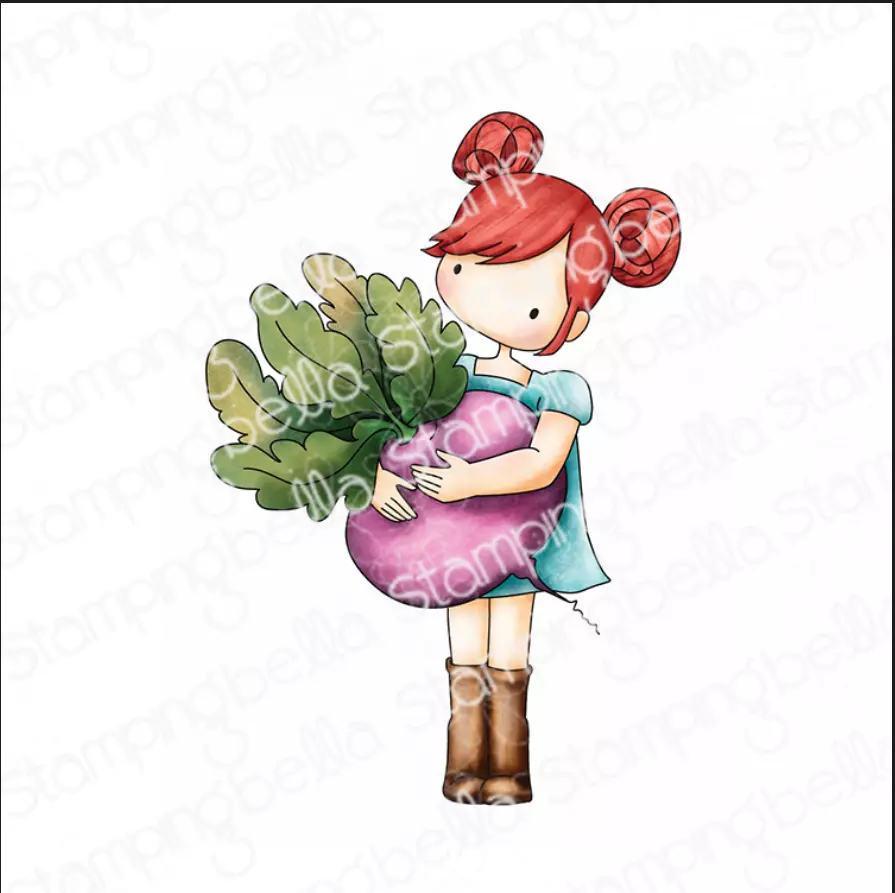 Stampingbella - Tiny townie rae the garden helper