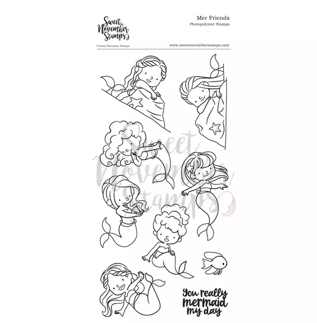 Set de sellos - mer friends