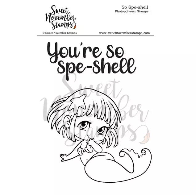 Clear stamp set - so spe-shell