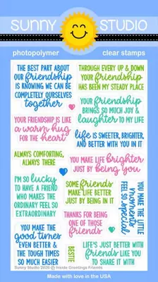 Inside Greetings Friends