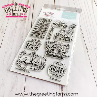 Sellos The greeting farm - Book Lover