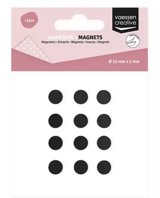 Imanes Adhesiva 12mmx2mm 12piezas