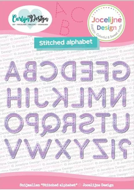 Troquel Stitched Alphabet