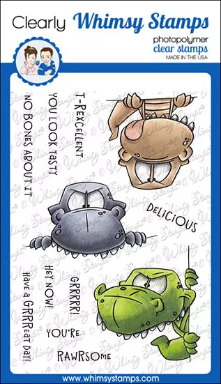 Sellos Whimsy Stamps - Roarsome Rex