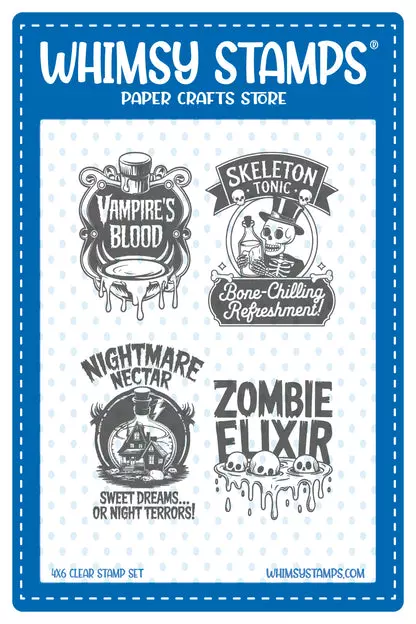Sellos Whimsy Stamps - Potion Labels