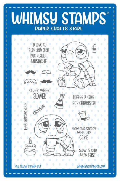 Sellos Whimsy Stamps - Older Wiser Slower