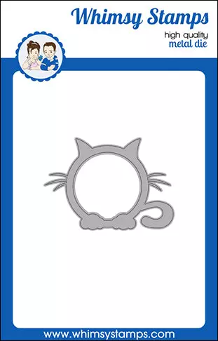 Troquel Whimsy Stamps - Kitty Frame