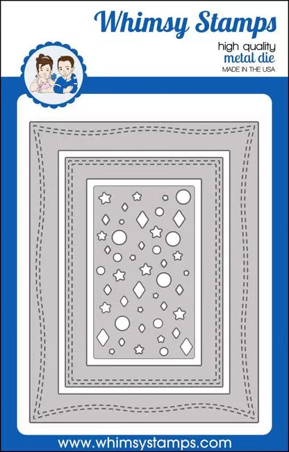 Troquel Whimsy Stamps - Shaker Maker Rectangle