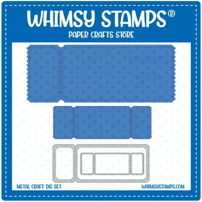 Troquel Whismy Stamps - Terrific Slim Tickets