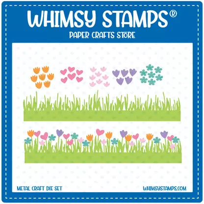 Troquel Whismy Stamps - Field of Flowers