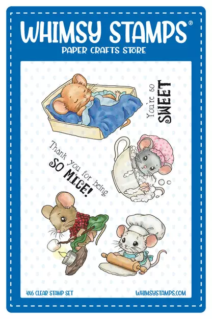 Sello Whismy Stamps - A Very Mice Day