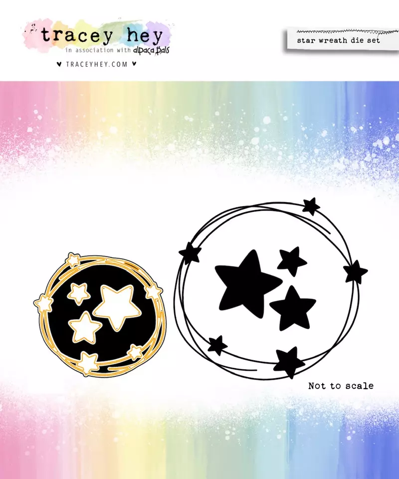 Set de troqueles Tracey Hey - Star Wreath