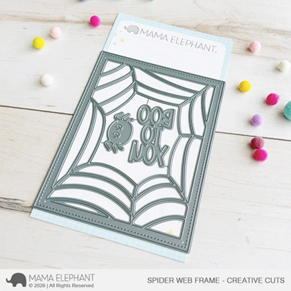 Troquel Mama Elephant - Spider Web Frame - Creative Cuts