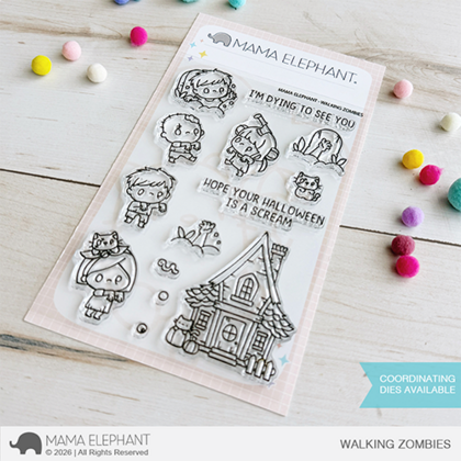 Sellos Mama Elephant - Walking Zombies