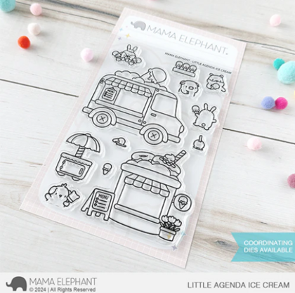 Sellos Mama Elephant - Little Agenda Ice Cream