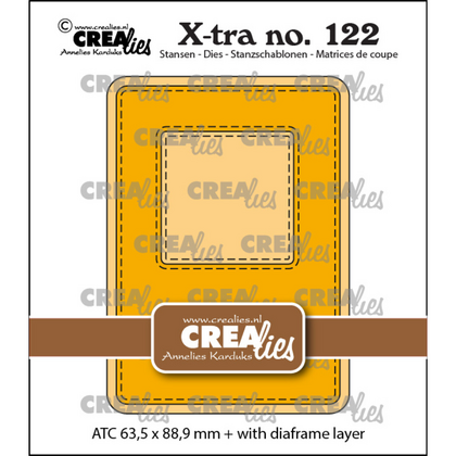 Crealies X-tra Dies ATC Slide Frame (CLXtra122)