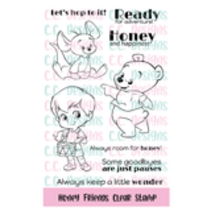 Set de sellos C C. Design - Honey Friends 