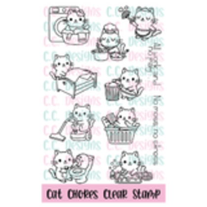 Set de sellos C C. Design - Cat Chores 
