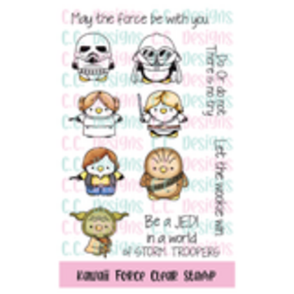 Set de sellos C C. Design - Kawaii Force 
