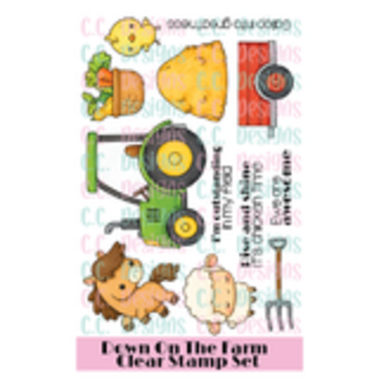 Set de sellos C C. Design - Down On The Farm 