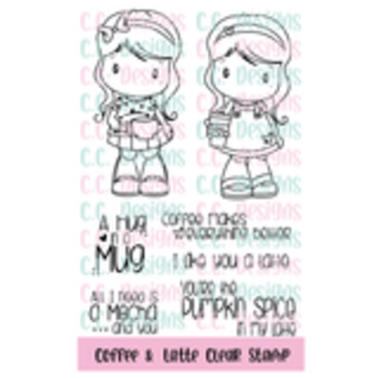 Set de sellos C C. Design - Coffee & Latte Swissie 