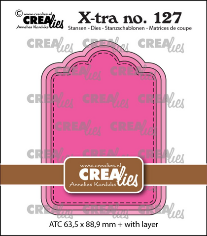 Crealies X-tra Stansen ATC Paneel B (CLXtra127)