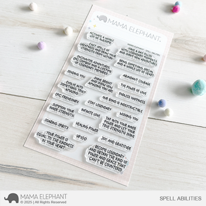 Set de sellos Mama Elephant - Spell Abilities