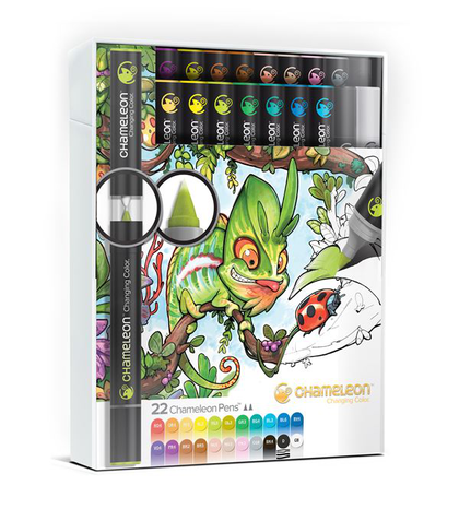 Set DELUXE de 22 Rotuladores Chameleon