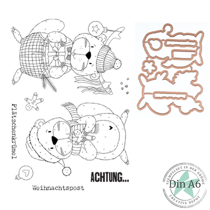 Pack - Castor navideño