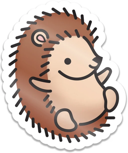 Pegatina- Hedgehog Vinyl 