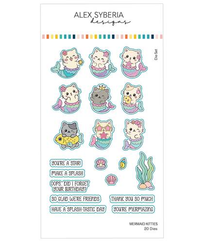 Troquel - Mermaid Kitties
