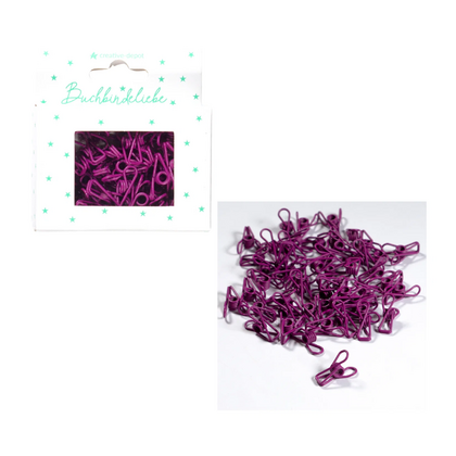 Mini Fish Clip - Brombeersorbet - Mate - 50 unidades