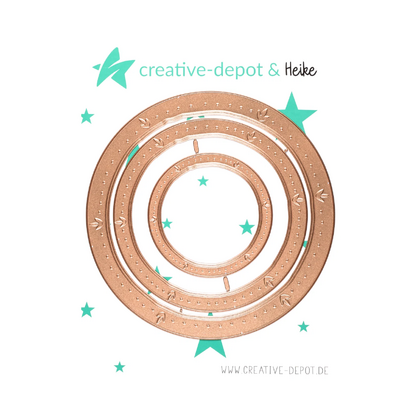 Basic - Adorno con marco en relieve - Círculos